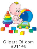 Baby Clipart #31146 by Alex Bannykh