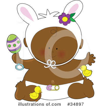 Royalty-Free (RF) Baby Clipart Illustration by Maria Bell - Stock Sample #34897