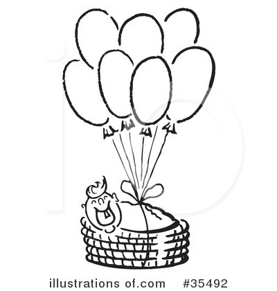 Royalty-Free (RF) Baby Clipart Illustration by Andy Nortnik - Stock Sample #35492