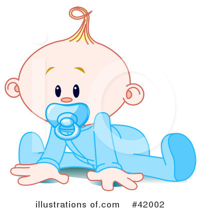 Royalty-Free (RF) Baby Clipart Illustration by Pushkin - Stock Sample #42002