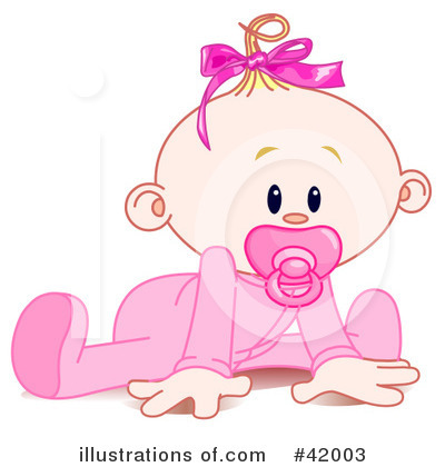 Royalty-Free (RF) Baby Clipart Illustration by Pushkin - Stock Sample #42003