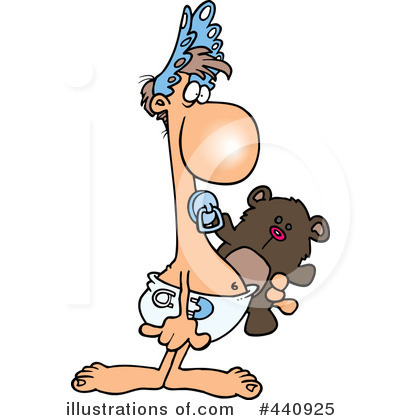 Royalty-Free (RF) Baby Clipart Illustration by toonaday - Stock Sample #440925