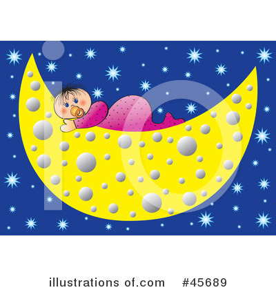 Royalty-Free (RF) Baby Clipart Illustration by pauloribau - Stock Sample #45689