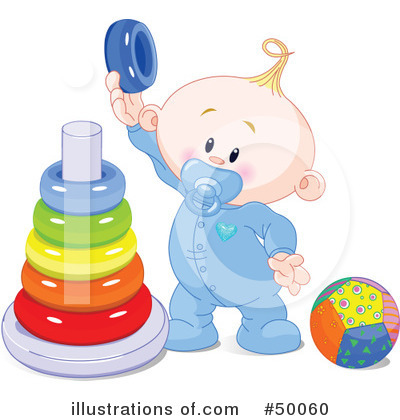 Royalty-Free (RF) Baby Clipart Illustration by Pushkin - Stock Sample #50060