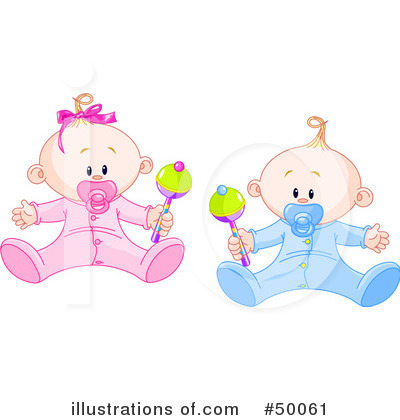 Royalty-Free (RF) Baby Clipart Illustration by Pushkin - Stock Sample #50061