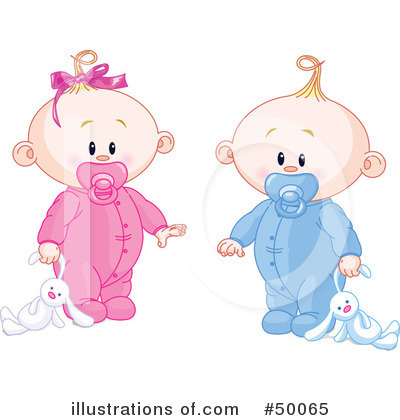 Royalty-Free (RF) Baby Clipart Illustration by Pushkin - Stock Sample #50065