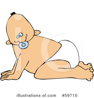 Royalty-Free (RF) Baby Clipart Illustration by djart - Stock Sample #59710