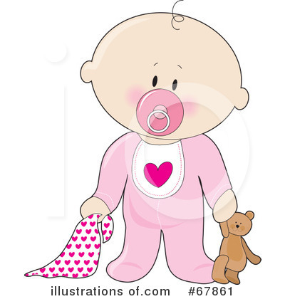 Royalty-Free (RF) Baby Clipart Illustration by Maria Bell - Stock Sample #67861