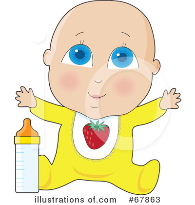 Royalty-Free (RF) Baby Clipart Illustration by Maria Bell - Stock Sample #67863