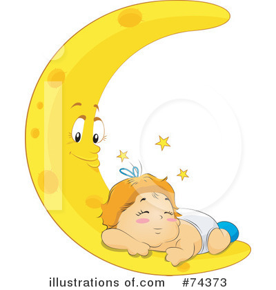 Royalty-Free (RF) Baby Clipart Illustration by BNP Design Studio - Stock Sample #74373