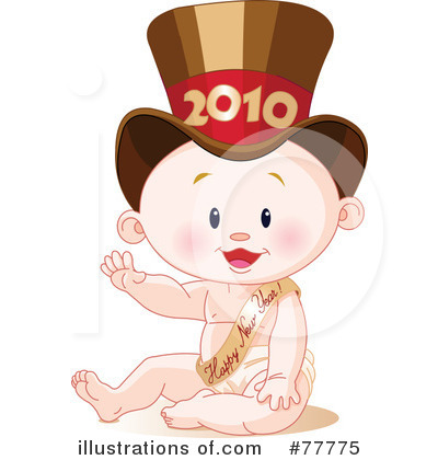 Royalty-Free (RF) Baby Clipart Illustration by Pushkin - Stock Sample #77775