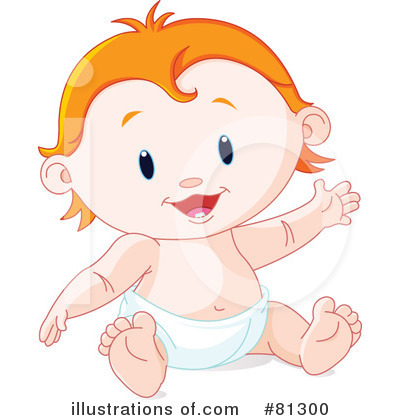 Royalty-Free (RF) Baby Clipart Illustration by Pushkin - Stock Sample #81300