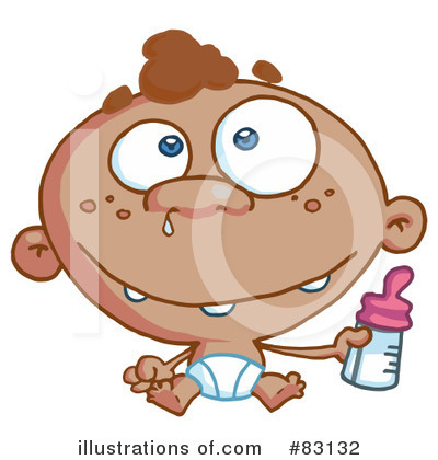 Royalty-Free (RF) Baby Clipart Illustration by Hit Toon - Stock Sample #83132