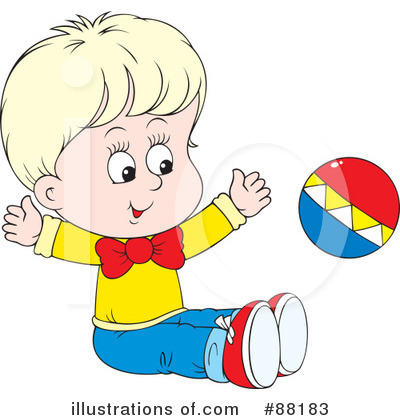 Royalty-Free (RF) Baby Clipart Illustration by Alex Bannykh - Stock Sample #88183
