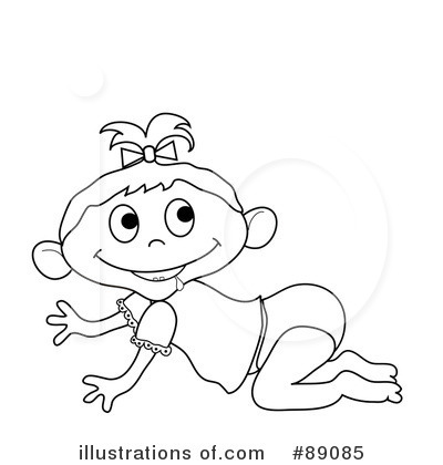 Royalty-Free (RF) Baby Clipart Illustration by Pams Clipart - Stock Sample #89085