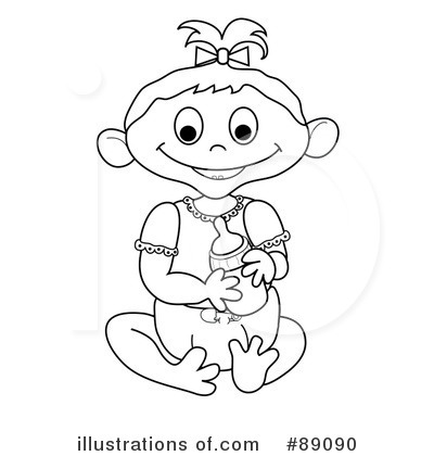 Royalty-Free (RF) Baby Clipart Illustration by Pams Clipart - Stock Sample #89090