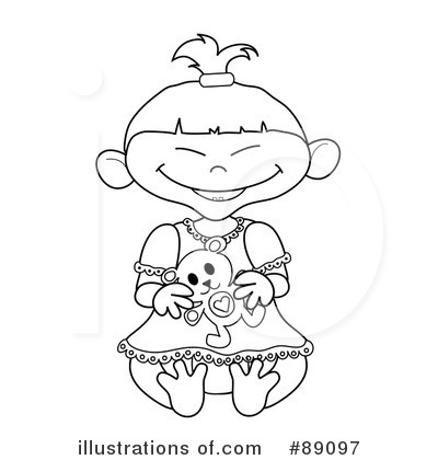 Royalty-Free (RF) Baby Clipart Illustration by Pams Clipart - Stock Sample #89097