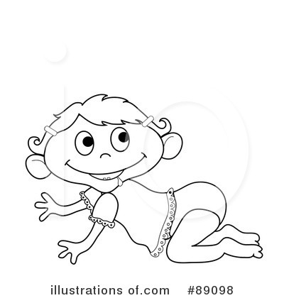 Royalty-Free (RF) Baby Clipart Illustration by Pams Clipart - Stock Sample #89098