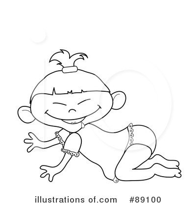 Royalty-Free (RF) Baby Clipart Illustration by Pams Clipart - Stock Sample #89100