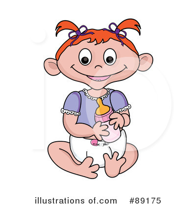 Royalty-Free (RF) Baby Clipart Illustration by Pams Clipart - Stock Sample #89175