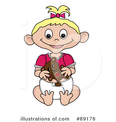 Royalty-Free (RF) Baby Clipart Illustration by Pams Clipart - Stock Sample #89176