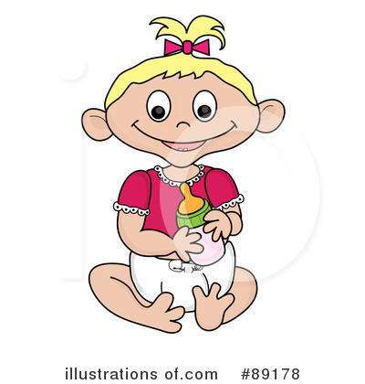 Royalty-Free (RF) Baby Clipart Illustration by Pams Clipart - Stock Sample #89178