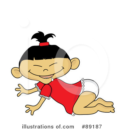 Royalty-Free (RF) Baby Clipart Illustration by Pams Clipart - Stock Sample #89187