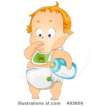 Royalty-Free (RF) Baby Clipart Illustration by BNP Design Studio - Stock Sample #93609
