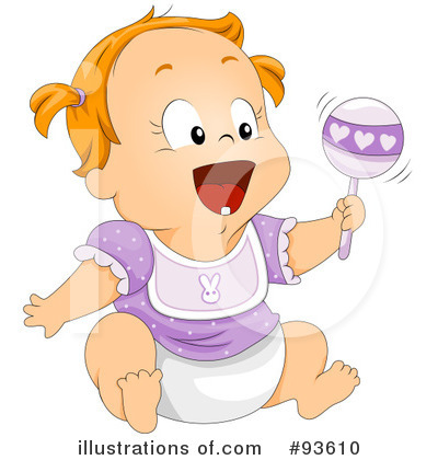 Royalty-Free (RF) Baby Clipart Illustration by BNP Design Studio - Stock Sample #93610