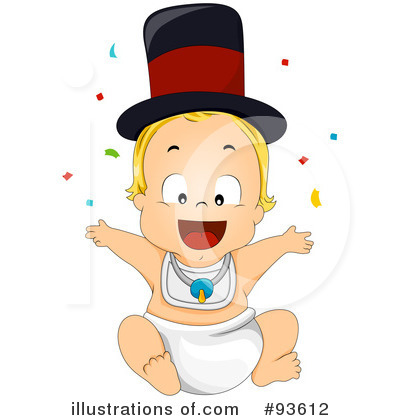 Royalty-Free (RF) Baby Clipart Illustration by BNP Design Studio - Stock Sample #93612
