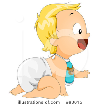 Royalty-Free (RF) Baby Clipart Illustration by BNP Design Studio - Stock Sample #93615