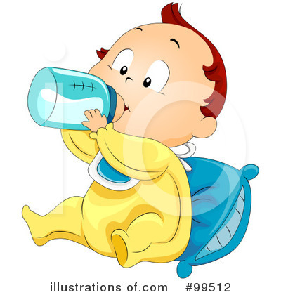 Royalty-Free (RF) Baby Clipart Illustration by BNP Design Studio - Stock Sample #99512