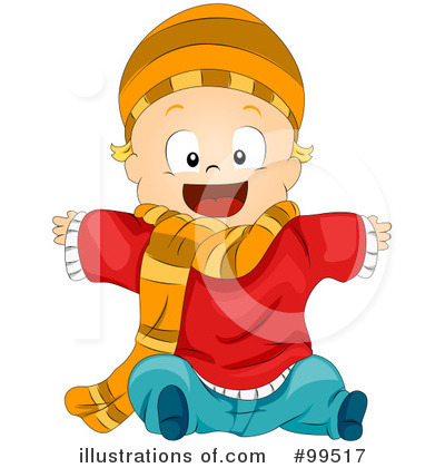 Royalty-Free (RF) Baby Clipart Illustration by BNP Design Studio - Stock Sample #99517