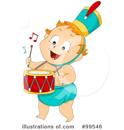 Royalty-Free (RF) Baby Clipart Illustration by BNP Design Studio - Stock Sample #99546
