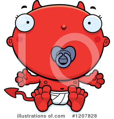Devil Baby Clipart #1207828 by Cory Thoman
