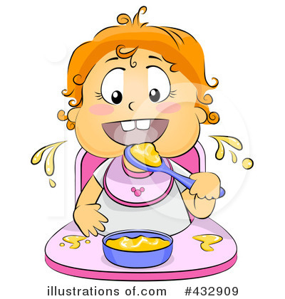 Royalty-Free (RF) Baby Food Clipart Illustration by BNP Design Studio - Stock Sample #432909