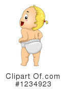 Baby Girl Clipart #1234923 by BNP Design Studio