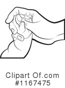 Baby Hand Clipart #1167475 by Lal Perera