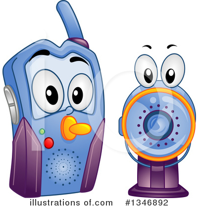 Royalty-Free (RF) Baby Monitor Clipart Illustration by BNP Design Studio - Stock Sample #1346892