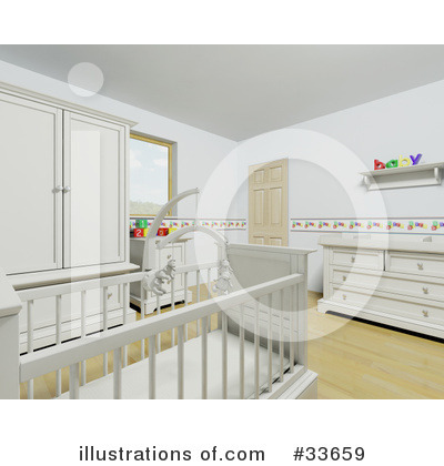 Crib Clipart #33659 by KJ Pargeter