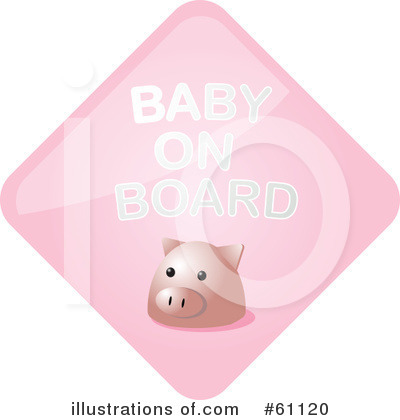 Royalty-Free (RF) Baby On Board Clipart Illustration by Kheng Guan Toh - Stock Sample #61120
