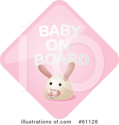 Royalty-Free (RF) Baby On Board Clipart Illustration by Kheng Guan Toh - Stock Sample #61126