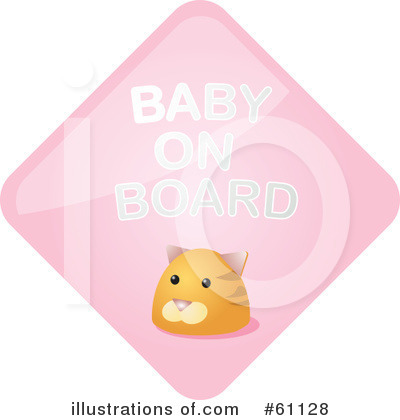 Royalty-Free (RF) Baby On Board Clipart Illustration by Kheng Guan Toh - Stock Sample #61128