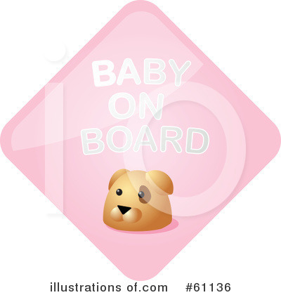Royalty-Free (RF) Baby On Board Clipart Illustration by Kheng Guan Toh - Stock Sample #61136