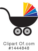 Baby Stroller Clipart #1444848 by ColorMagic