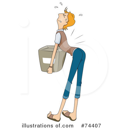 Royalty-Free (RF) Back Pain Clipart Illustration by BNP Design Studio - Stock Sample #74407