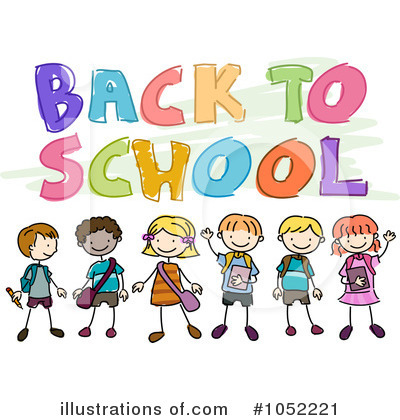 Royalty-Free (RF) Back To School Clipart Illustration by BNP Design Studio - Stock Sample #1052221