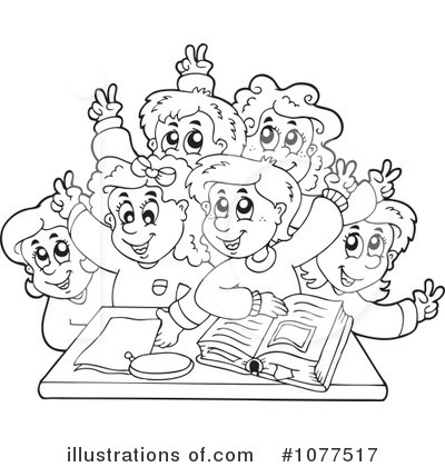 Royalty-Free (RF) Back To School Clipart Illustration by visekart - Stock Sample #1077517