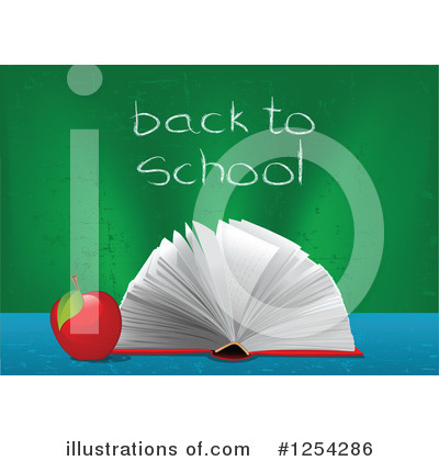 Royalty-Free (RF) Back To School Clipart Illustration by Pushkin - Stock Sample #1254286