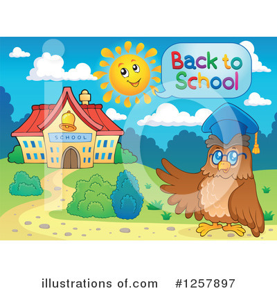 Royalty-Free (RF) Back To School Clipart Illustration by visekart - Stock Sample #1257897